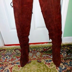 Thigh high Boots - Chocolate Brown/Suede